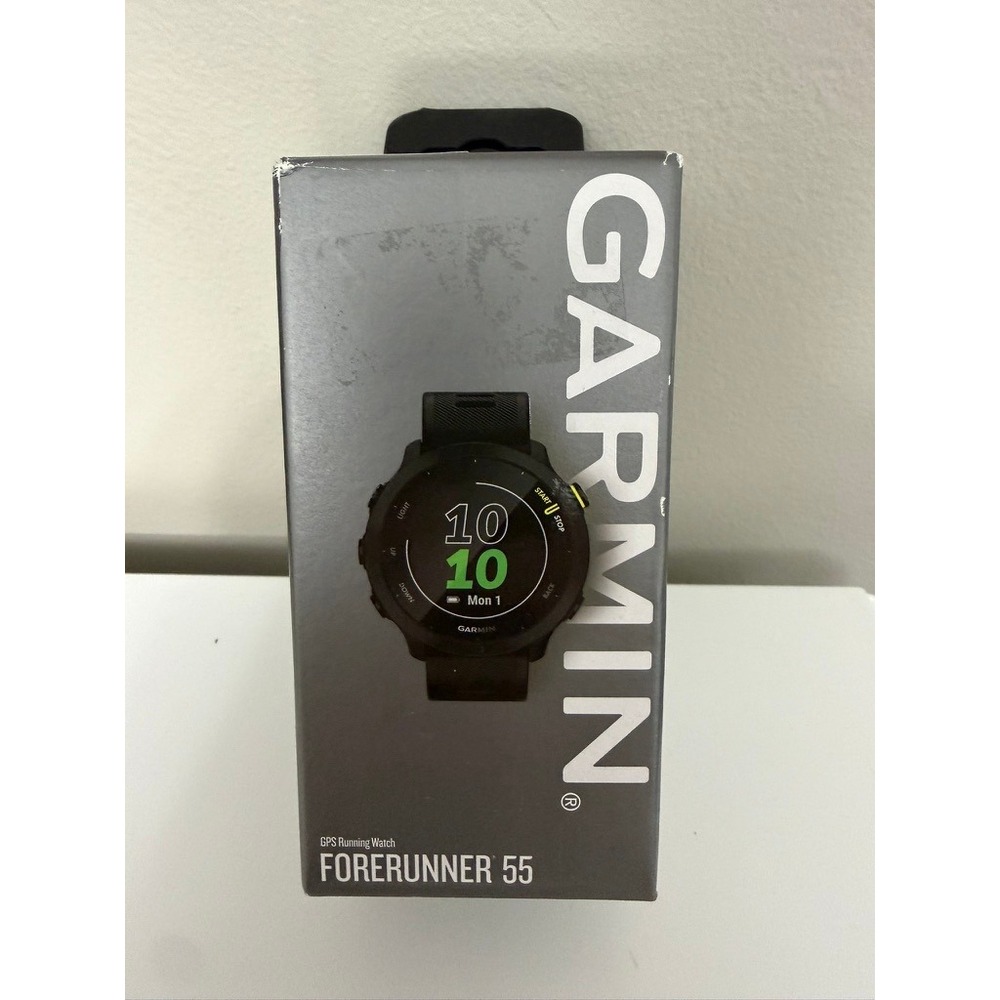 Garmin Forerunner 55 GPS Watch Unisex OS Black 010-02562-00 NEW NWT